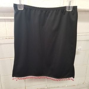 Blue Brand Girl's Large Bead Fringe Skirt
